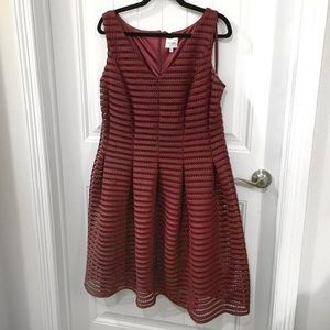 LIKE NEW Burgundy dress.